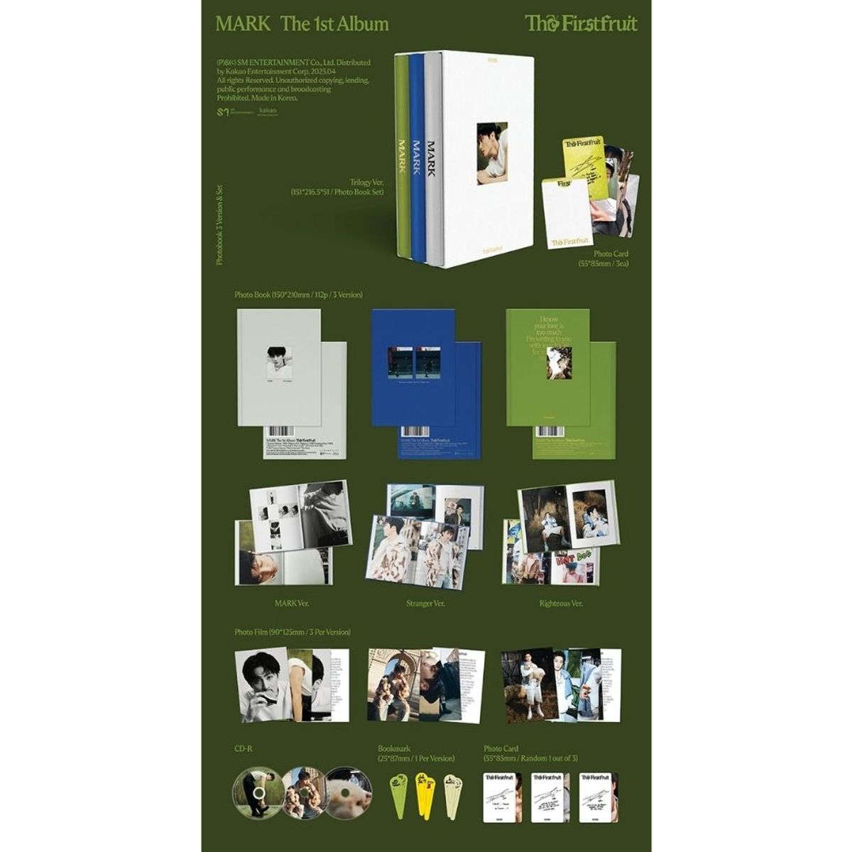 GENERICO - MARK The 1st Album ‘The Firstfruit’ Photobook Righteous Ver.