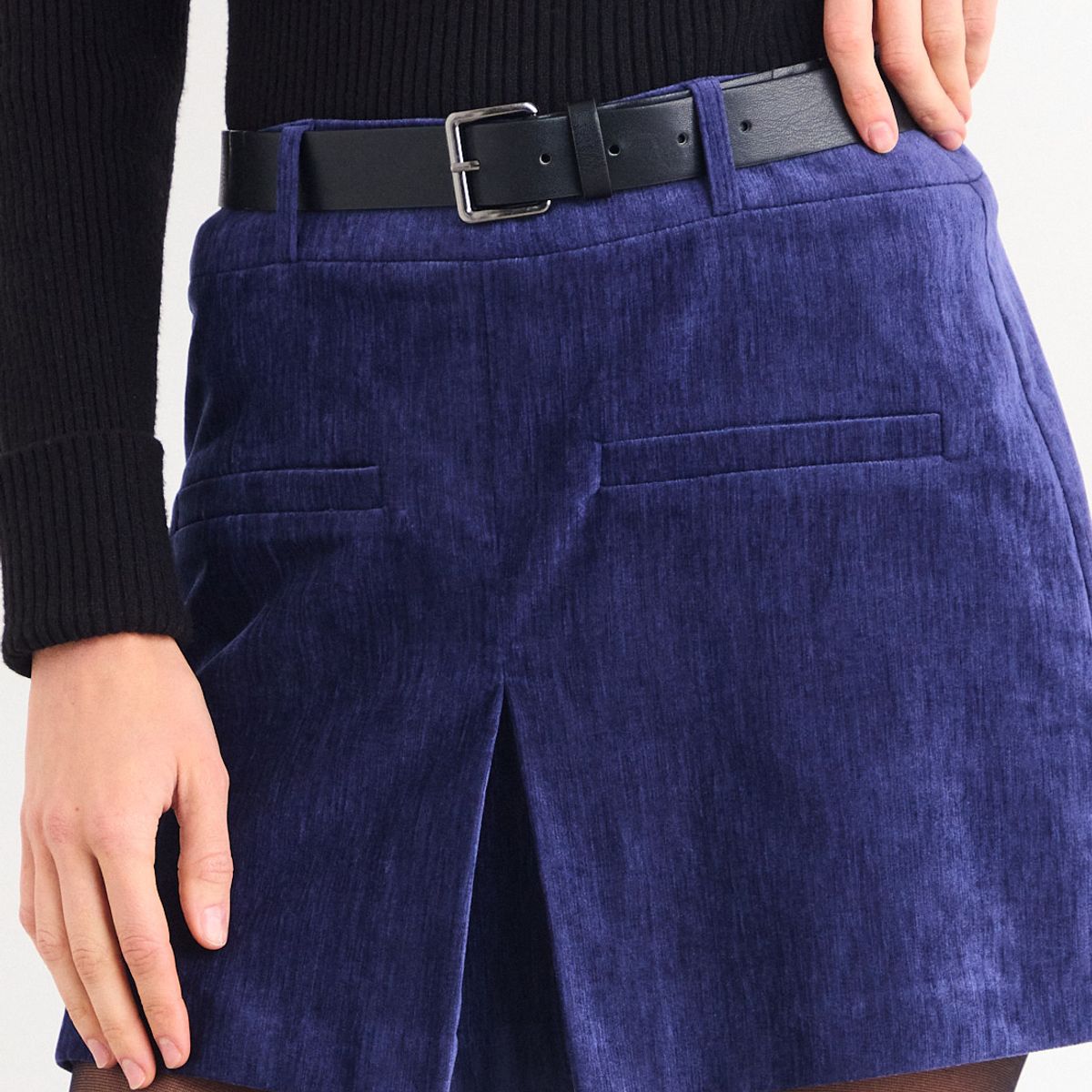 IO - Short Liso Mujer Azul Io