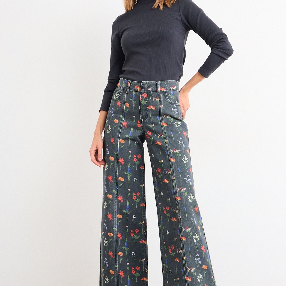 IO - Jeans Fantasia Mujer Gris Io