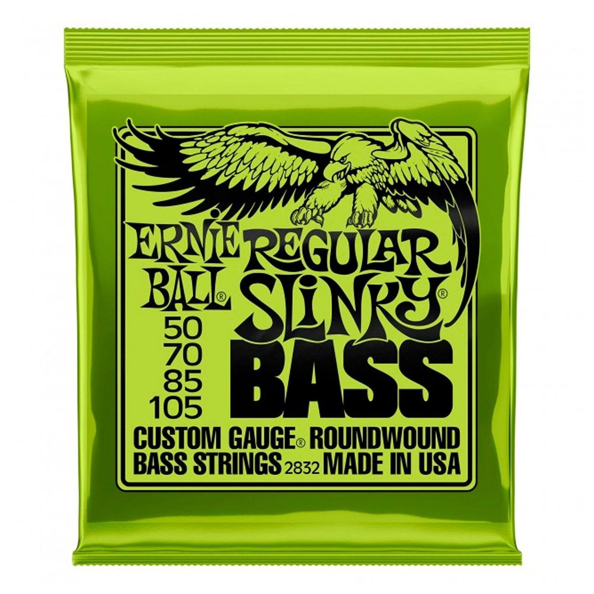ERNIE BALL - Set de 4 Cuerdas Bajo Eléctrico 50-105 Ernie Ball 2832 REG SLINKY