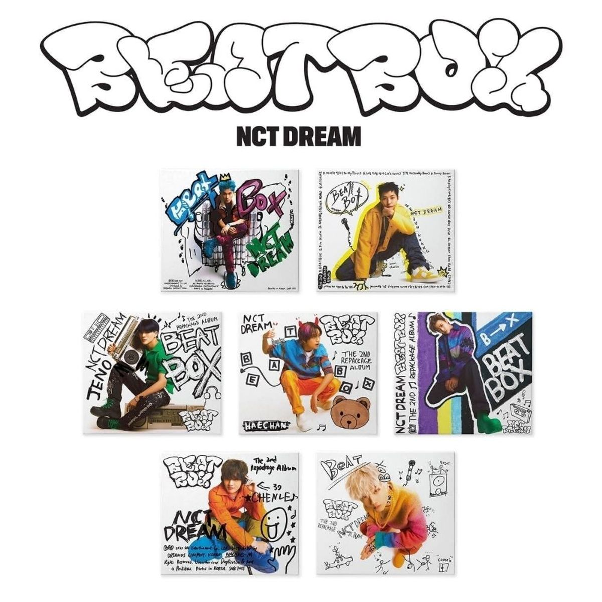 GENERICO - NCT DREAM The 2nd Repackage Album Beatbox Digipack MARK Ver.