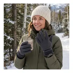 EKOL TACTICA MILITAR - Guantes Térmicos De Polar Con Refuerzo Antideslizante En Palma