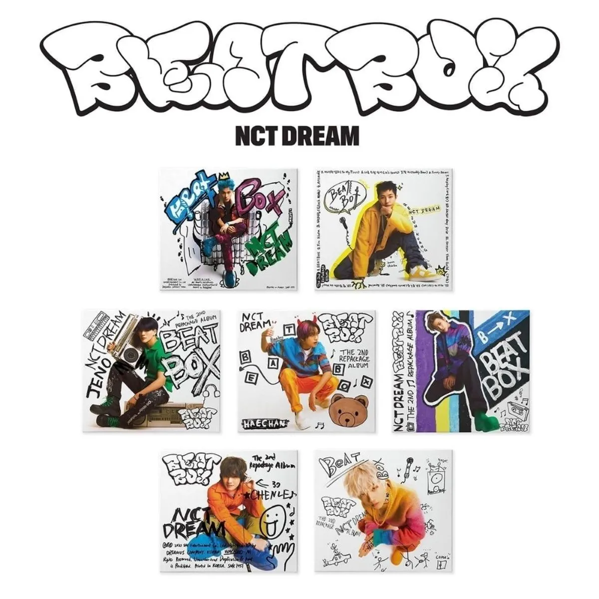GENERICO - NCT DREAM The 2nd Repackage Album Beatbox Digipack JAEMIN Ver.