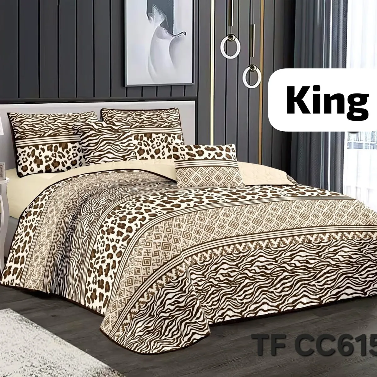 GENERICO - Cubrecama Quilt Reversible King