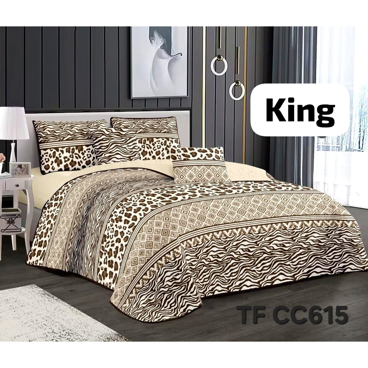 GENERICO - Cubrecama Quilt Reversible King