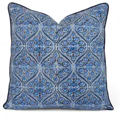 ESTAMPA - FUNDA COJIN CHOKRI BLUE 50X50