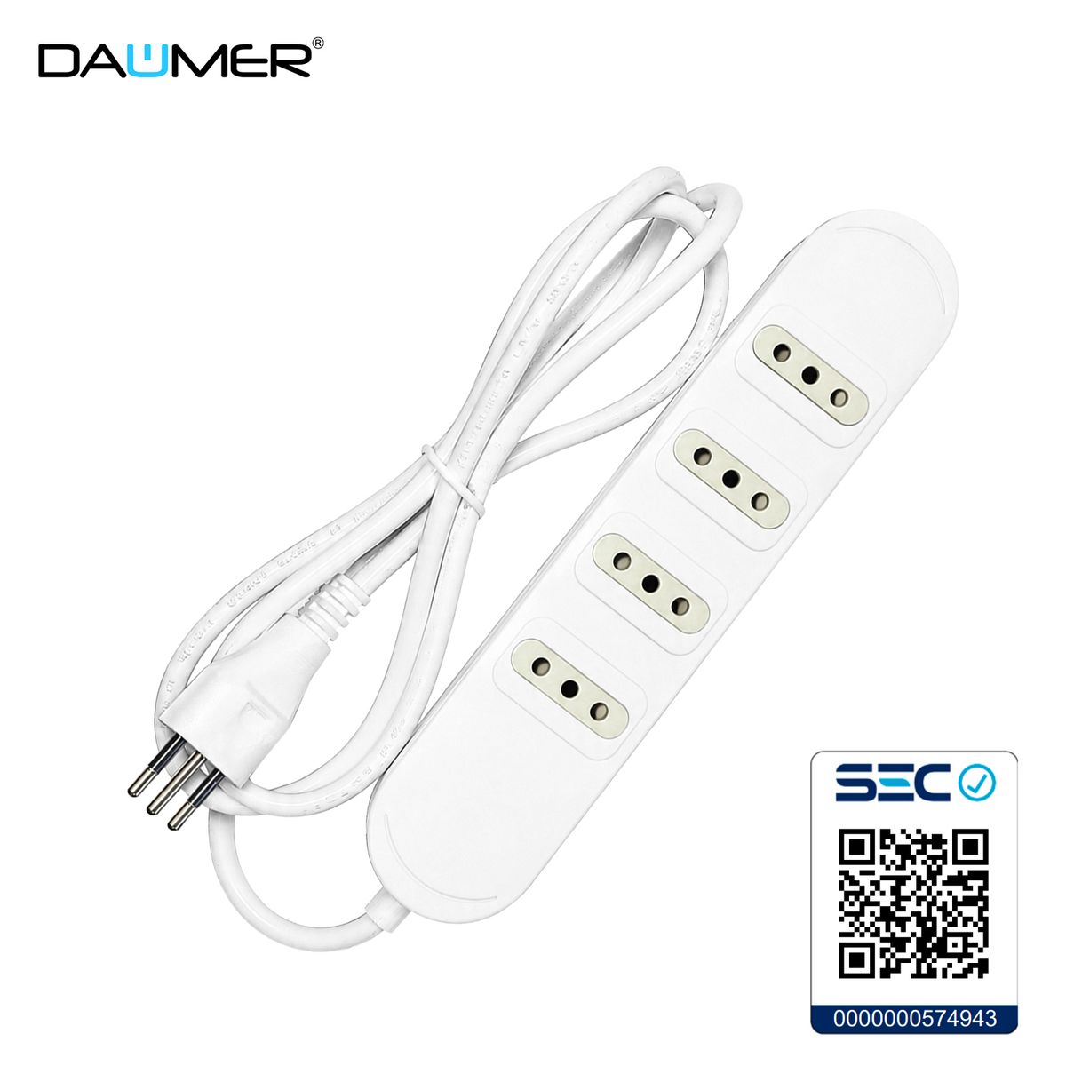 ALARGADOR 4 POS. 3.0m BLANCO DAUMER, marca DAUMER - Foto Principal