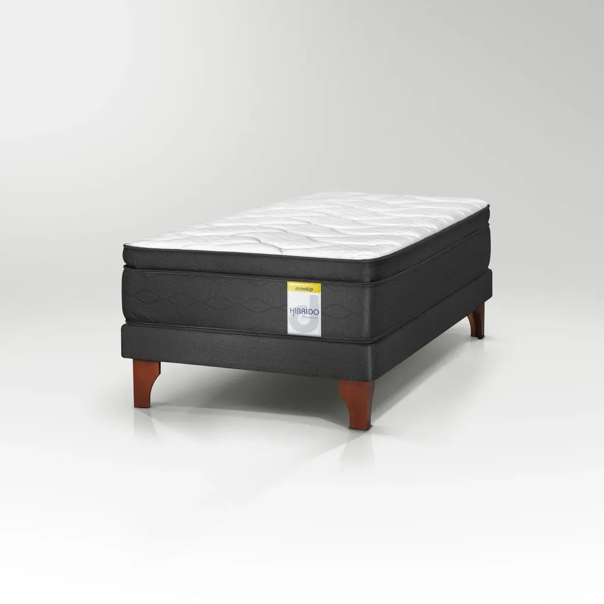 DRIMKIP - Cama Europea Hibrido Premium 1 Plaza