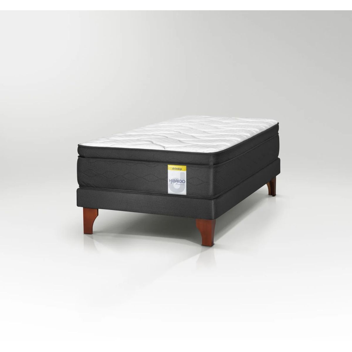 DRIMKIP - Cama Europea Hibrido Premium 1 Plaza
