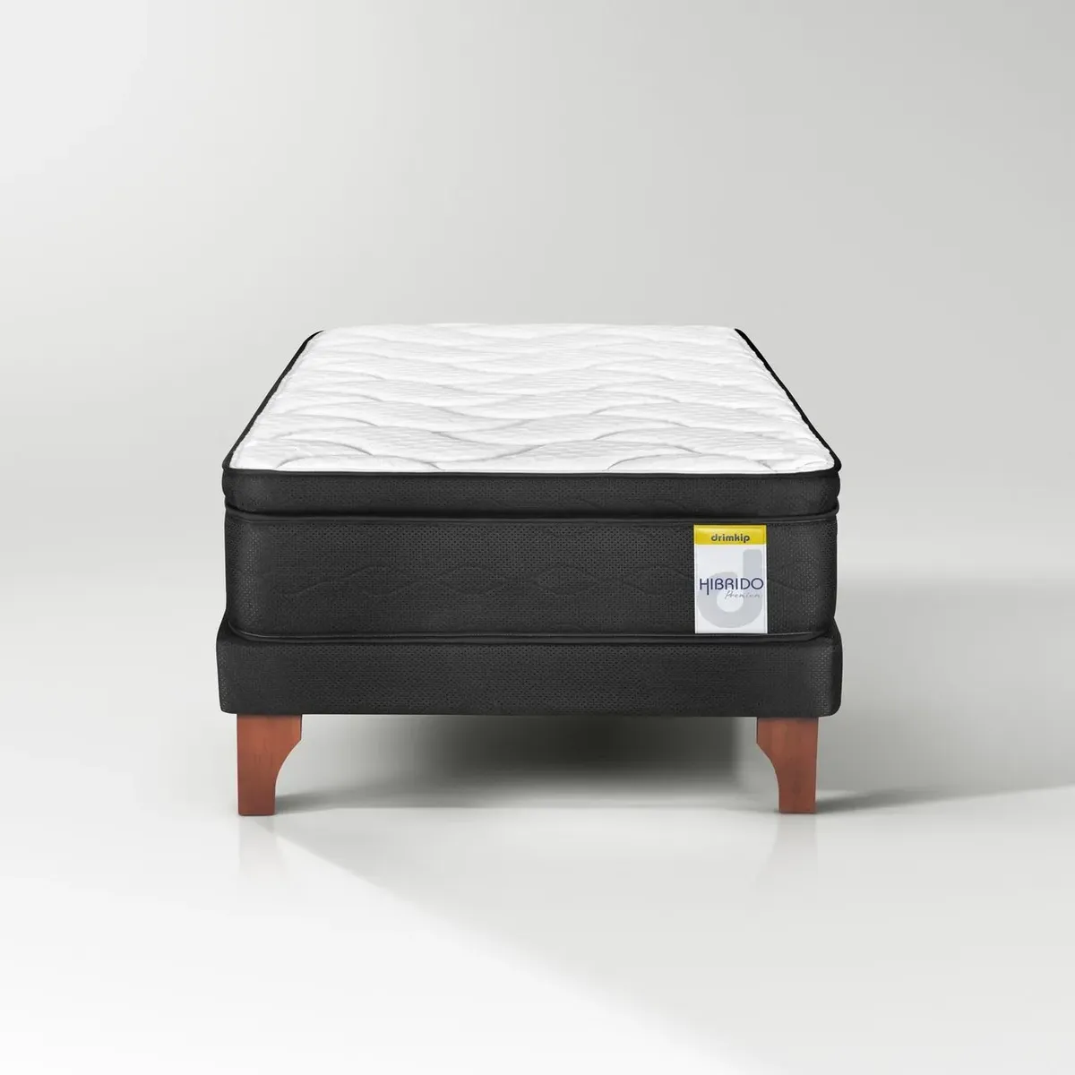 DRIMKIP - Cama Europea Hibrido Premium 1 Plaza