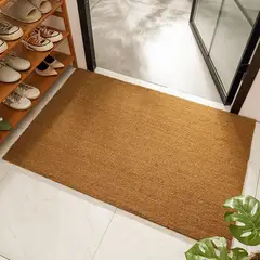 HD HOGAR SPA - Alfombra Tapete Limpiapiés Para Entrada Exterior 80x50cm