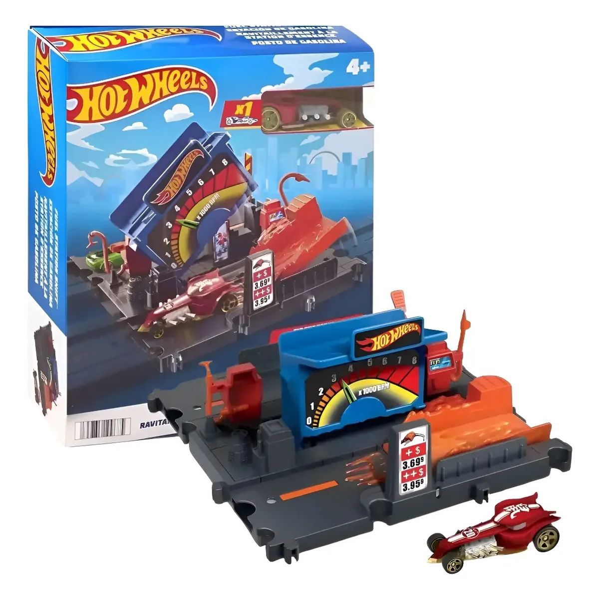 HOT WHEELS - Pista Hot wheels estacion de gasolina hkx45