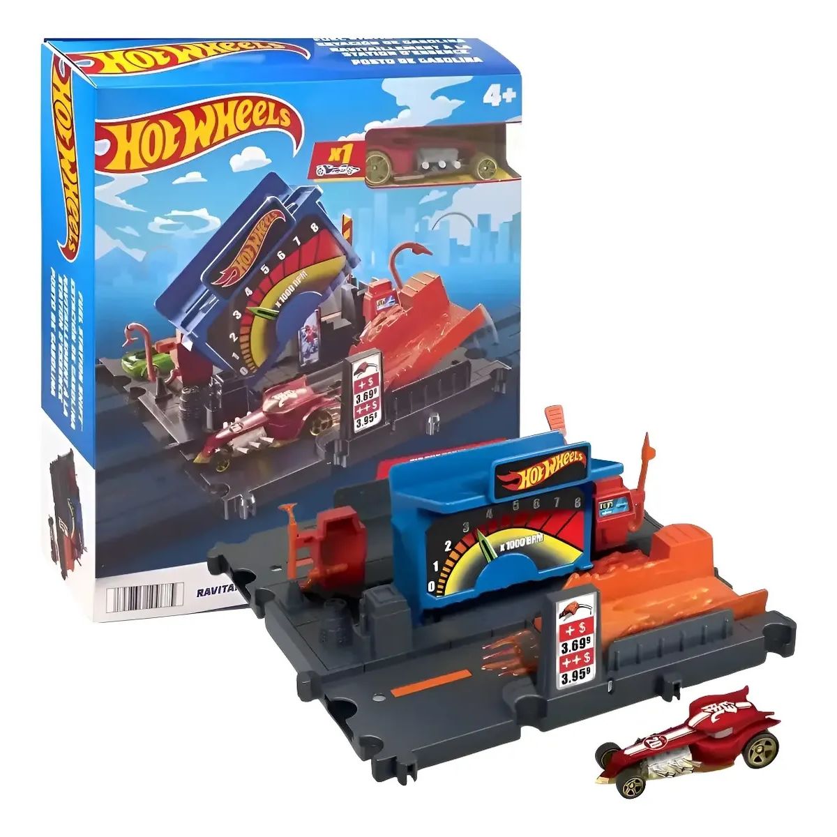 HOT WHEELS - Pista Hot wheels estacion de gasolina hkx45