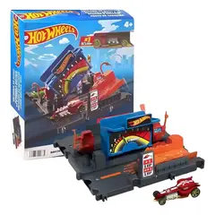 HOT WHEELS - Pista estacion de gasolina hkx45