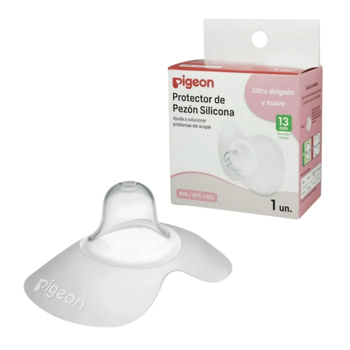 PIGEON - Pezoneras Pigeon Silicona Protector Pezon Lactancia talla M
