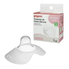 PIGEON - Pezoneras Silicona Protector Pezon Lactancia talla M