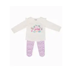 PUMUCKI - Conjunto Bebé Spring 100% Algodón Estampado Flores