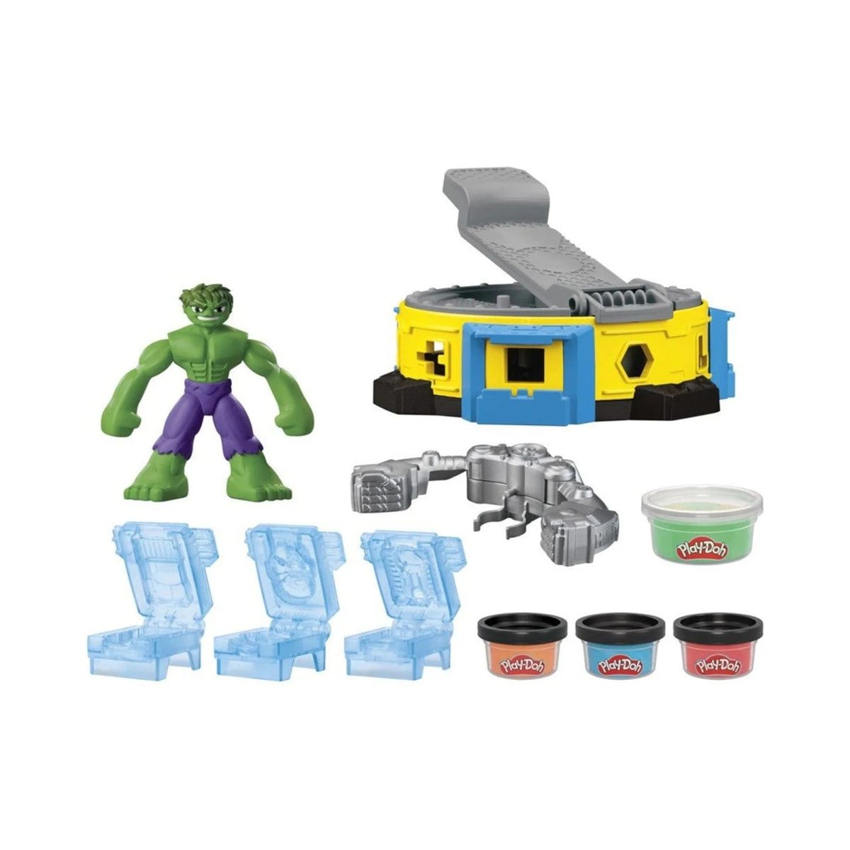 PLAY DOH - PLAY-DOH HULK APLASTA Y MOLDEA