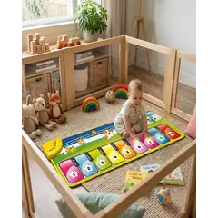 GENERICO - Alfombra Musical Sensorial para Niños y Bebés