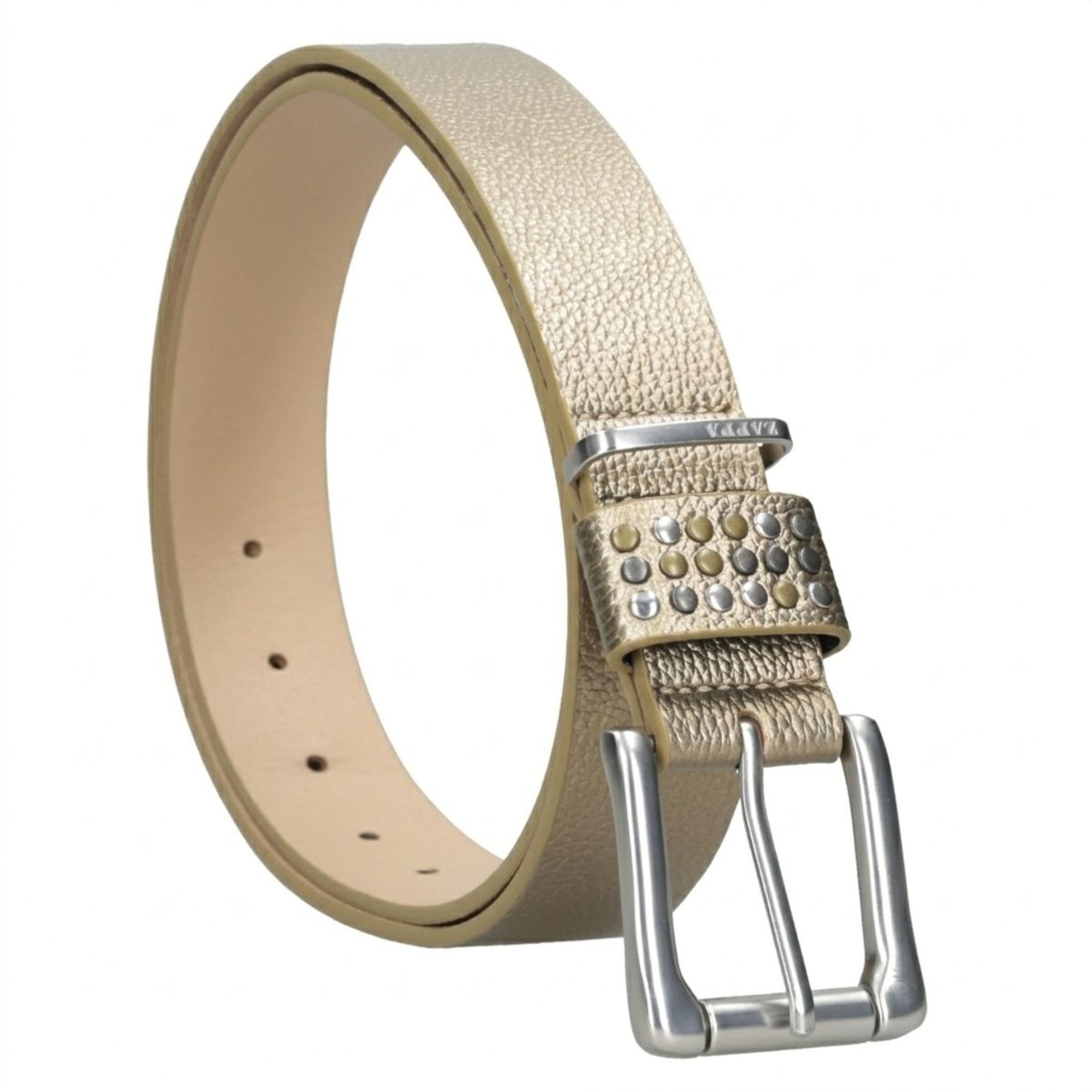 ZAPPA - Cinturon Mujer Tachas Dorado Zappa