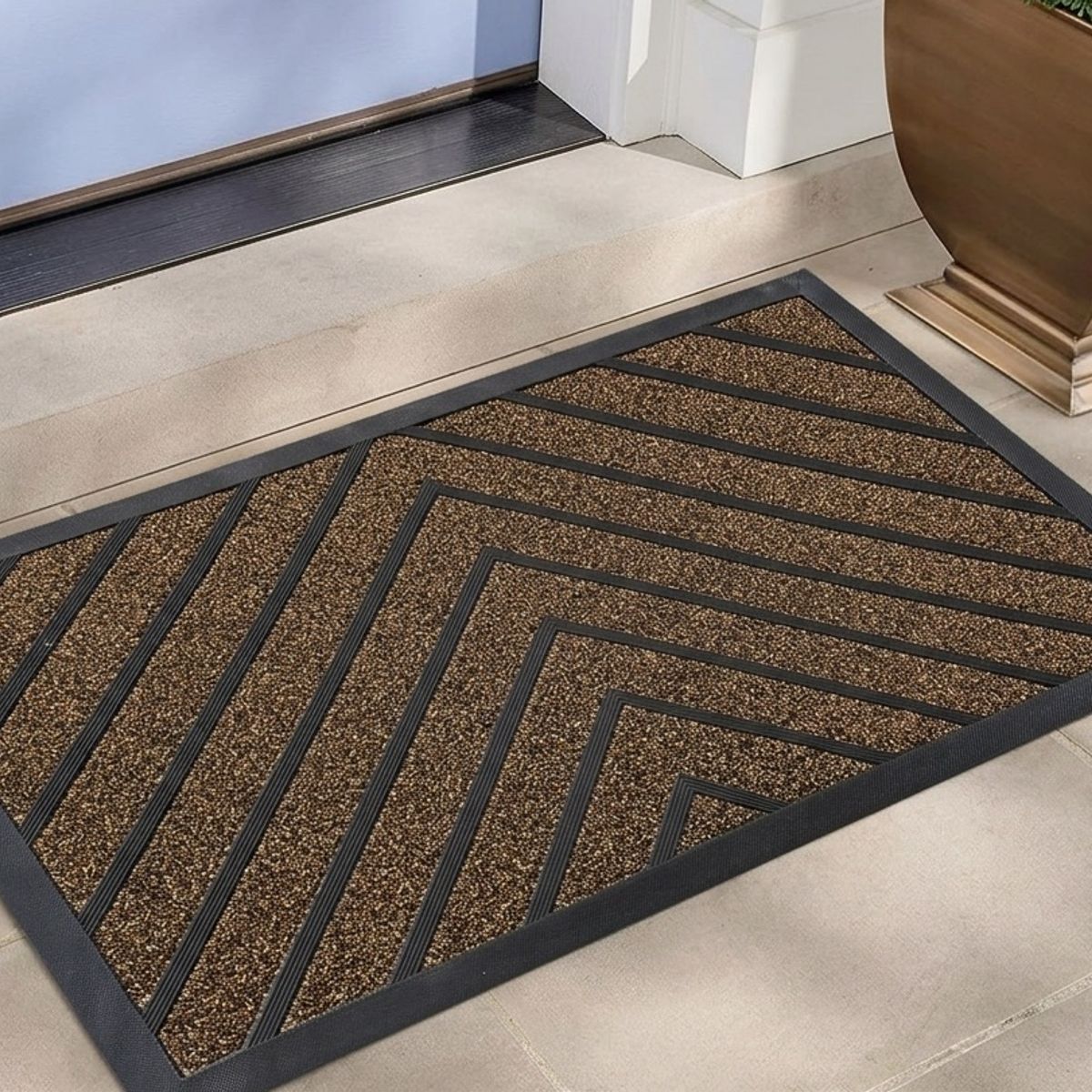 OKAY - Alfombra Tapete Limpiapiés Para Entrada Exterior 45x75cm