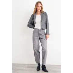 IO - Jeans Liso Mujer Gris