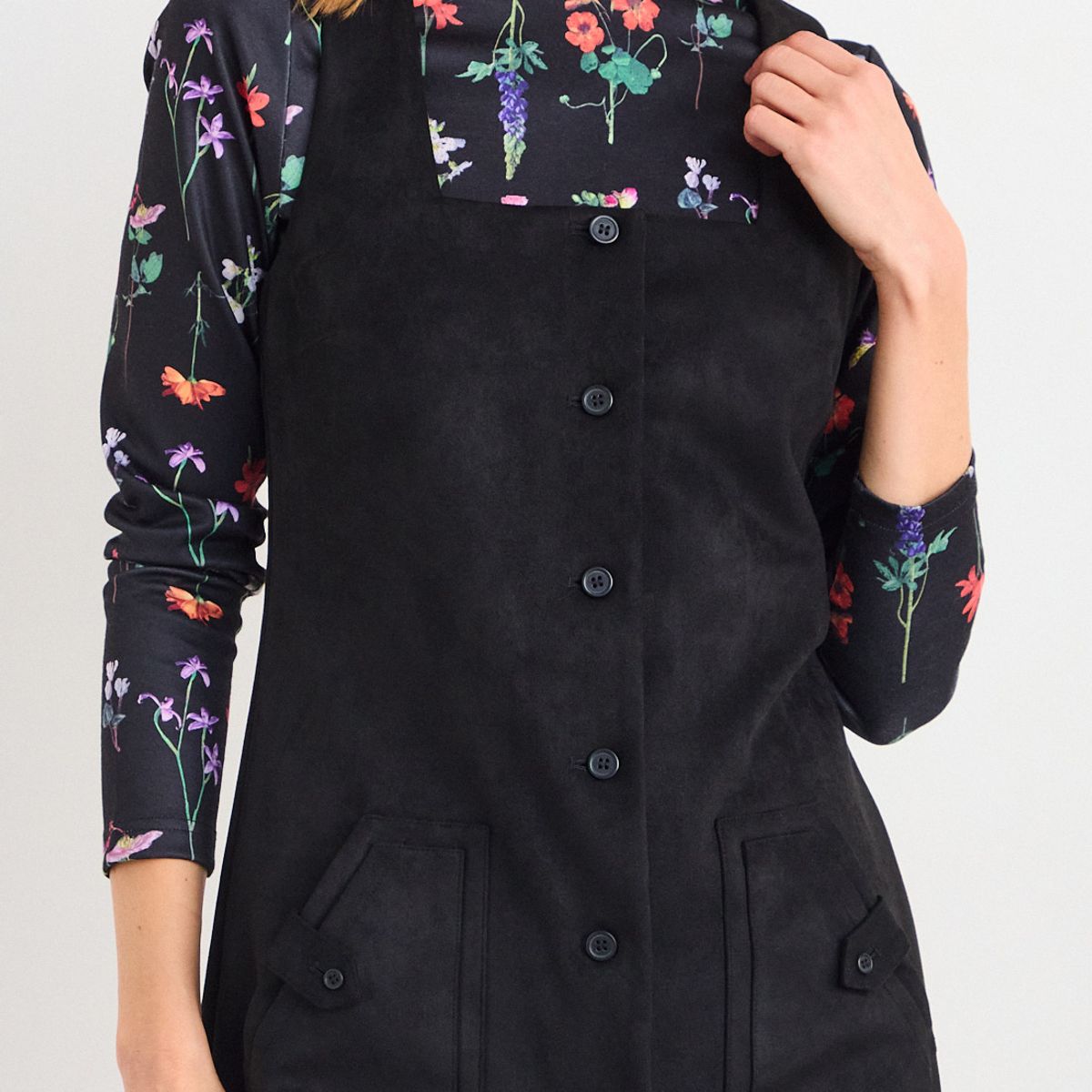 IO - Vestido Liso Mujer Negro Io