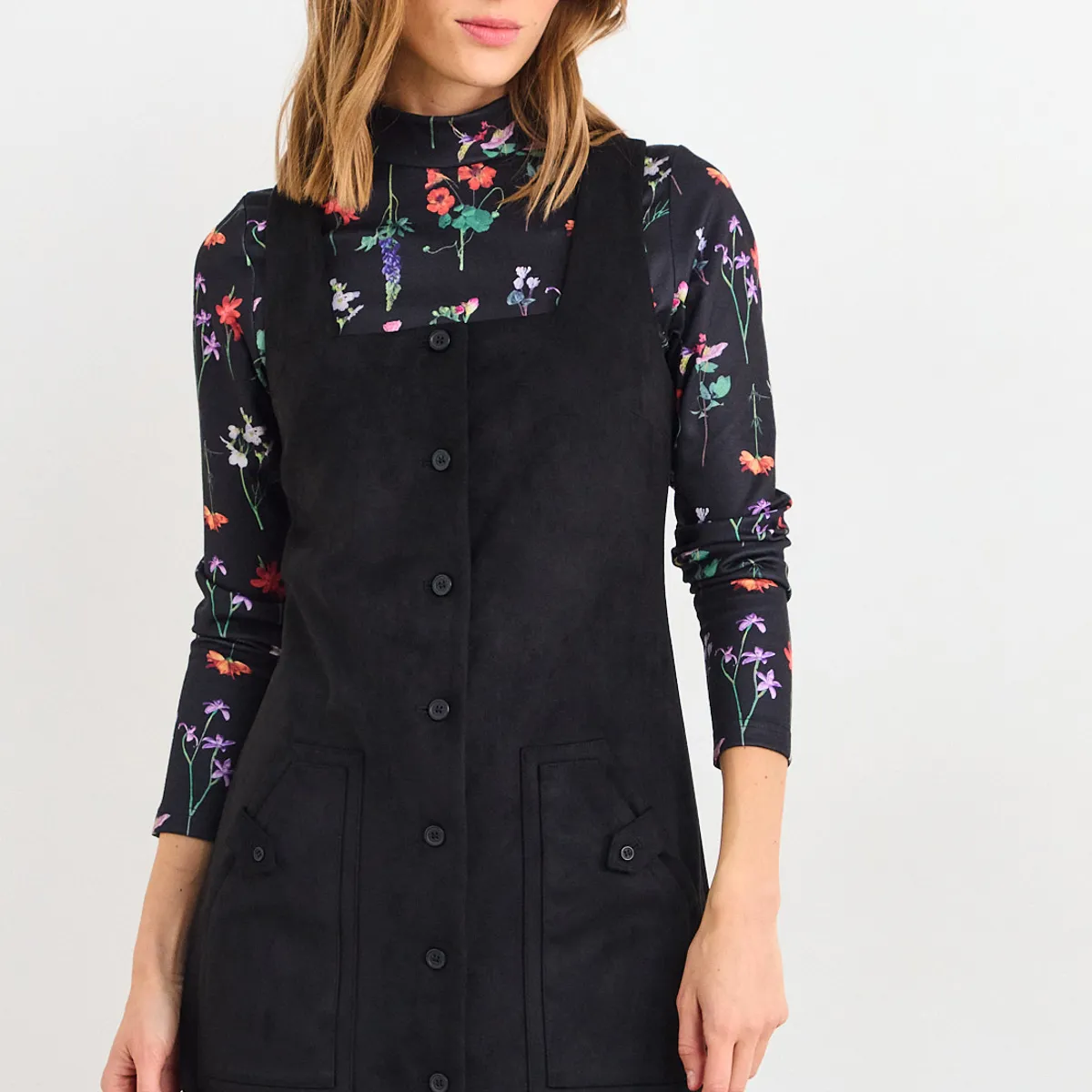 IO - Vestido Liso Mujer Negro Io