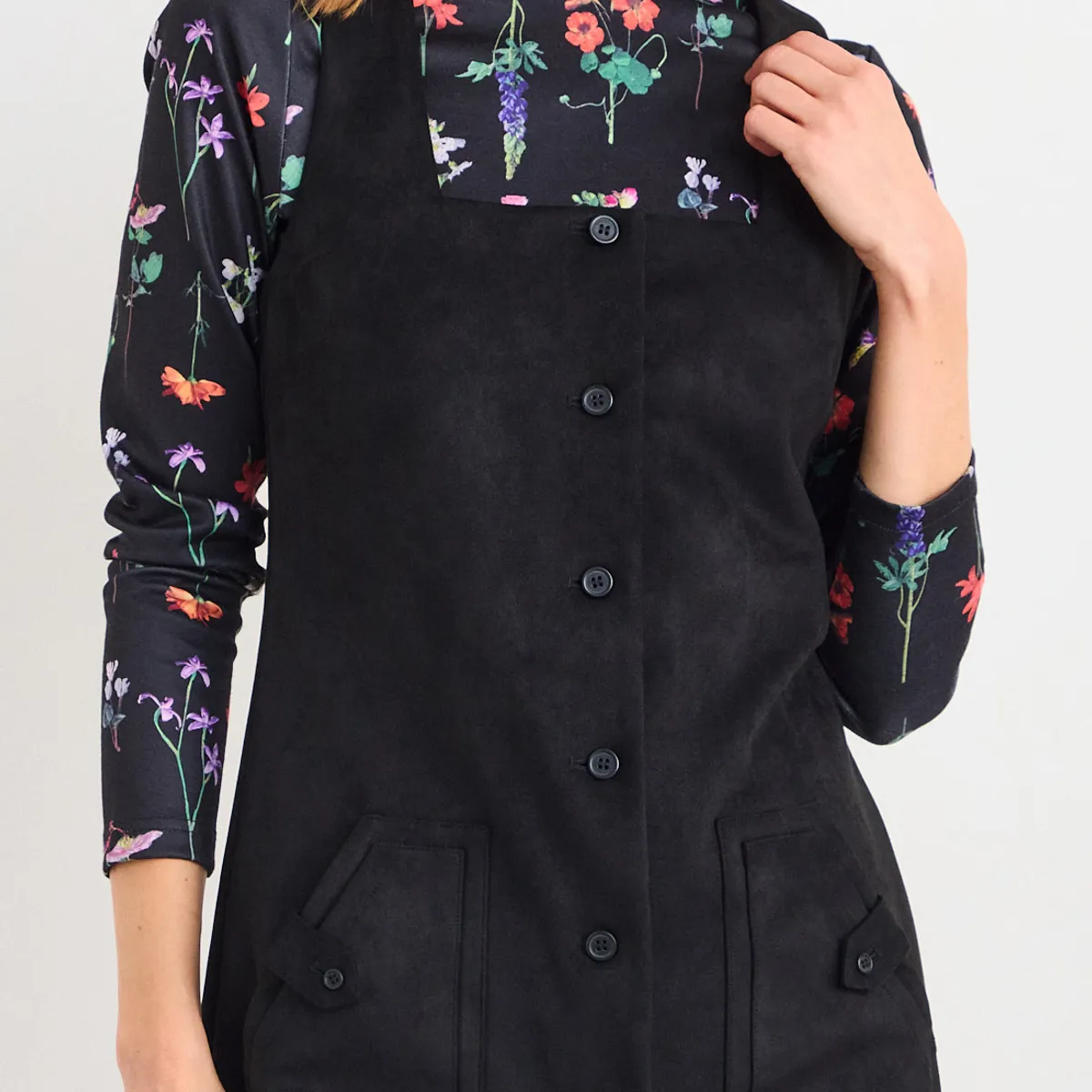 IO - Vestido Liso Mujer Negro Io