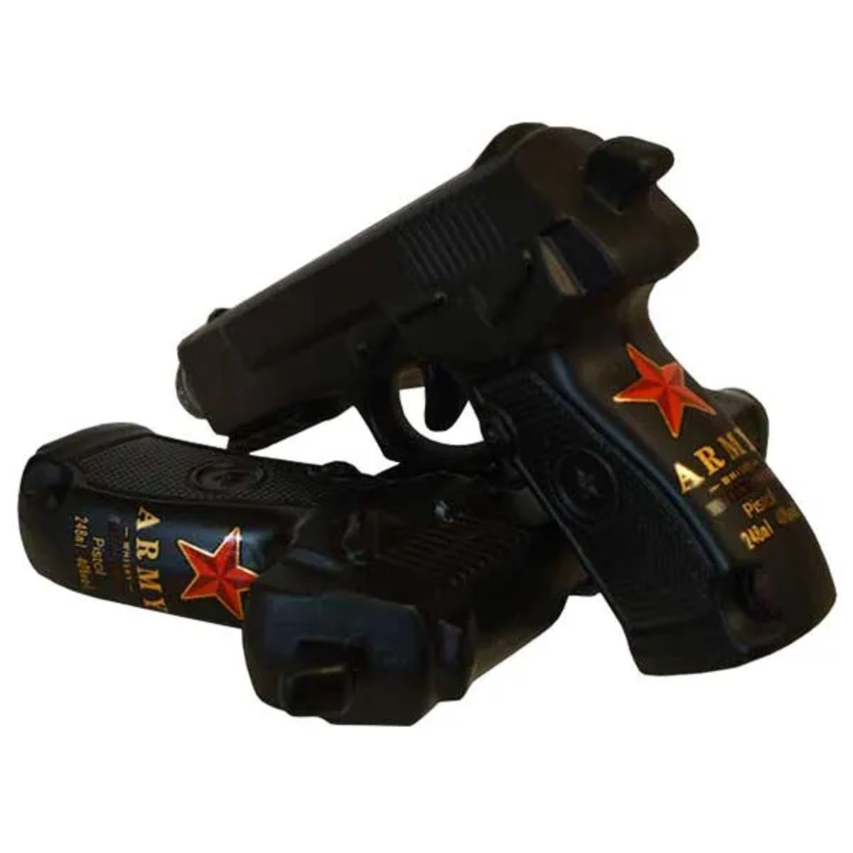 ARMY COLLECTION - Whisky Army 2 unidades Pistolas 284 ml con Maleta Veteranos de Guerra Army
