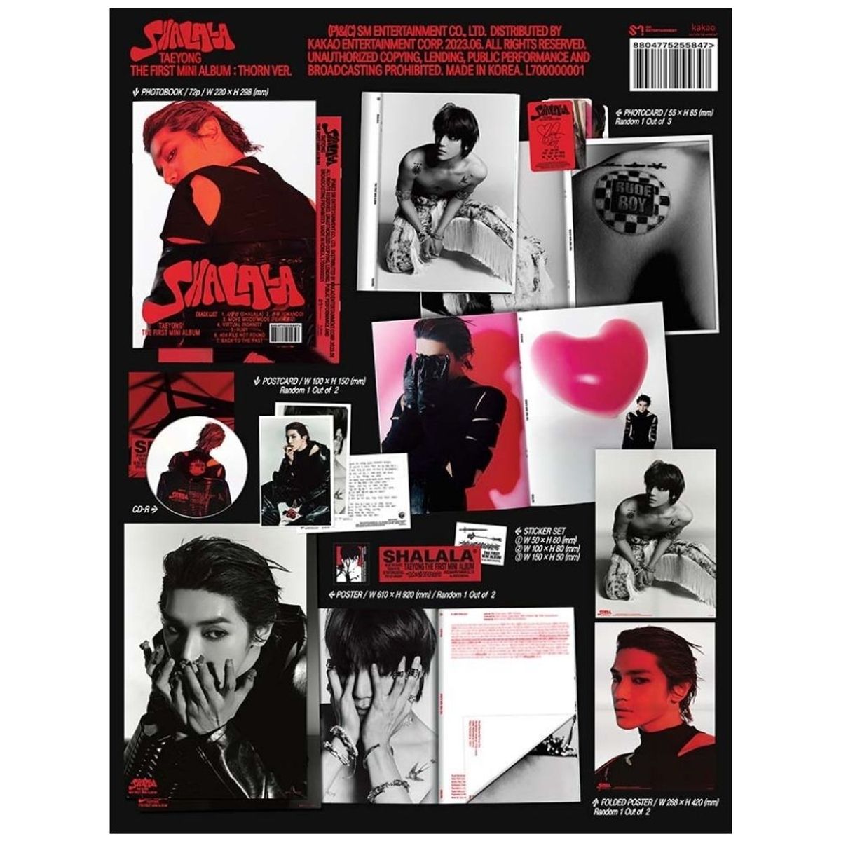 GENERICO - TAEYONG The 1st Mini Album SHALALA Thorn Ver.