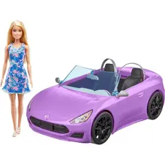 BARBIE - Auto convertible incluye muñeca