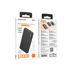 BOROFONE - PowerBank BJ56 10.000 mAh, Color Negro, 22.5W, PD20W