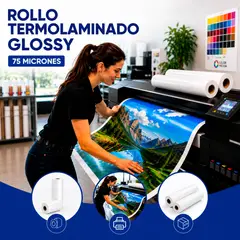 TERMOLAM - Pack 2 Rollo Termolaminado Glossy - 75micrones