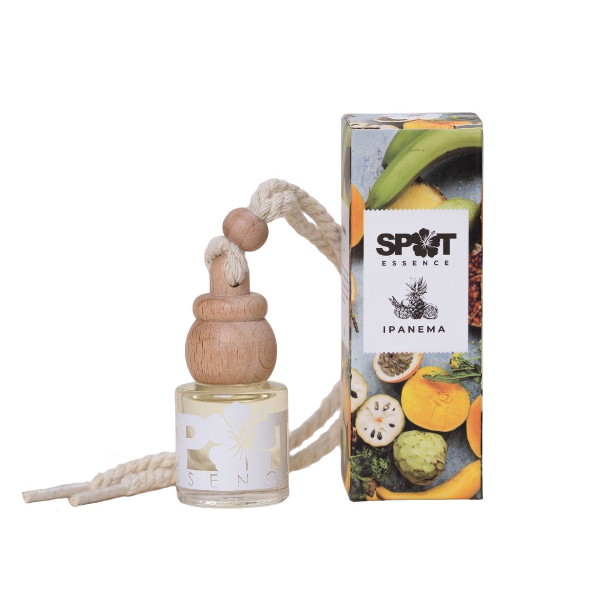 SPOT ESSENCE - 3x Aromatizador de Auto 8ml Ipanema, Coco Lime y Monoi Spot Essence