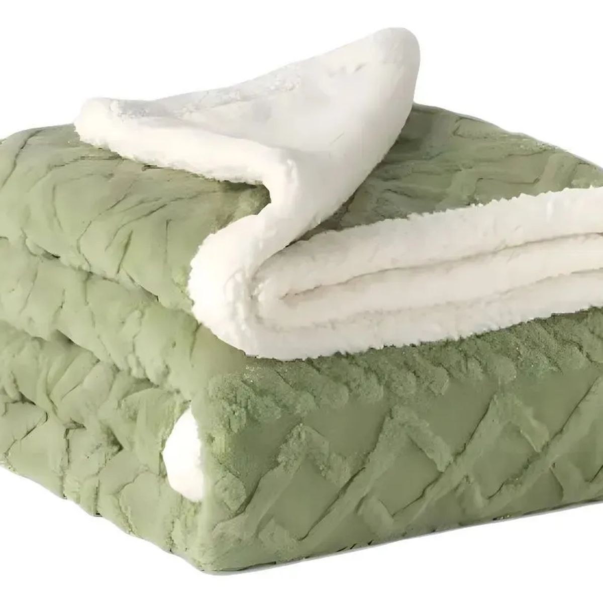 GENERICO - Frazada Térmica Sherpa 2 Plazas Relieve