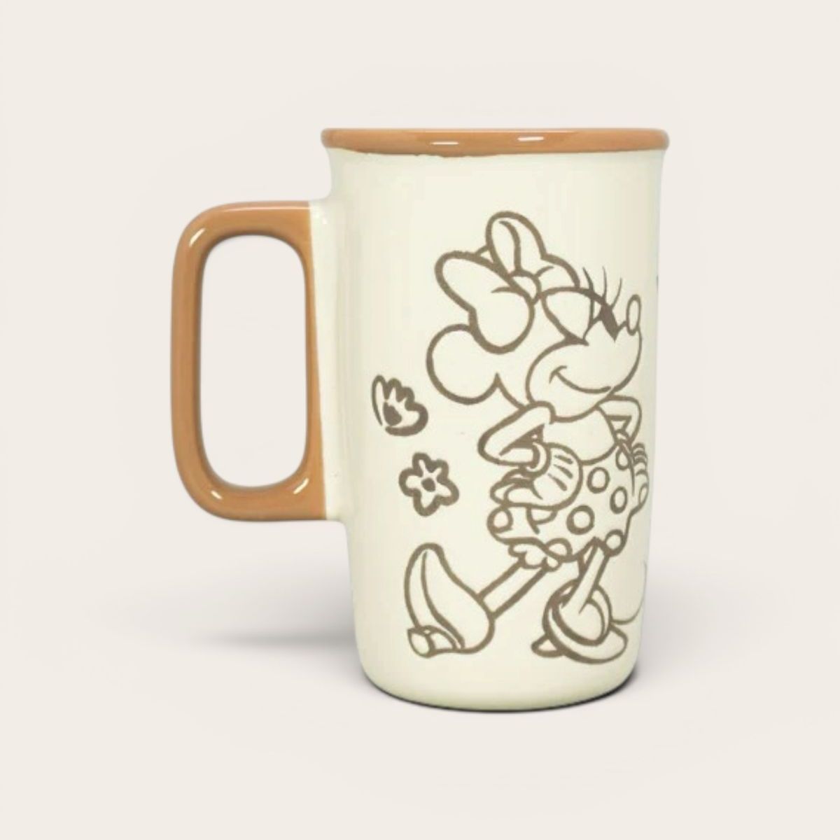 DISNEY - TAZON LATTE DE CERAMICA MINNIE MOUSE BEIGE 550 ML DISNEY