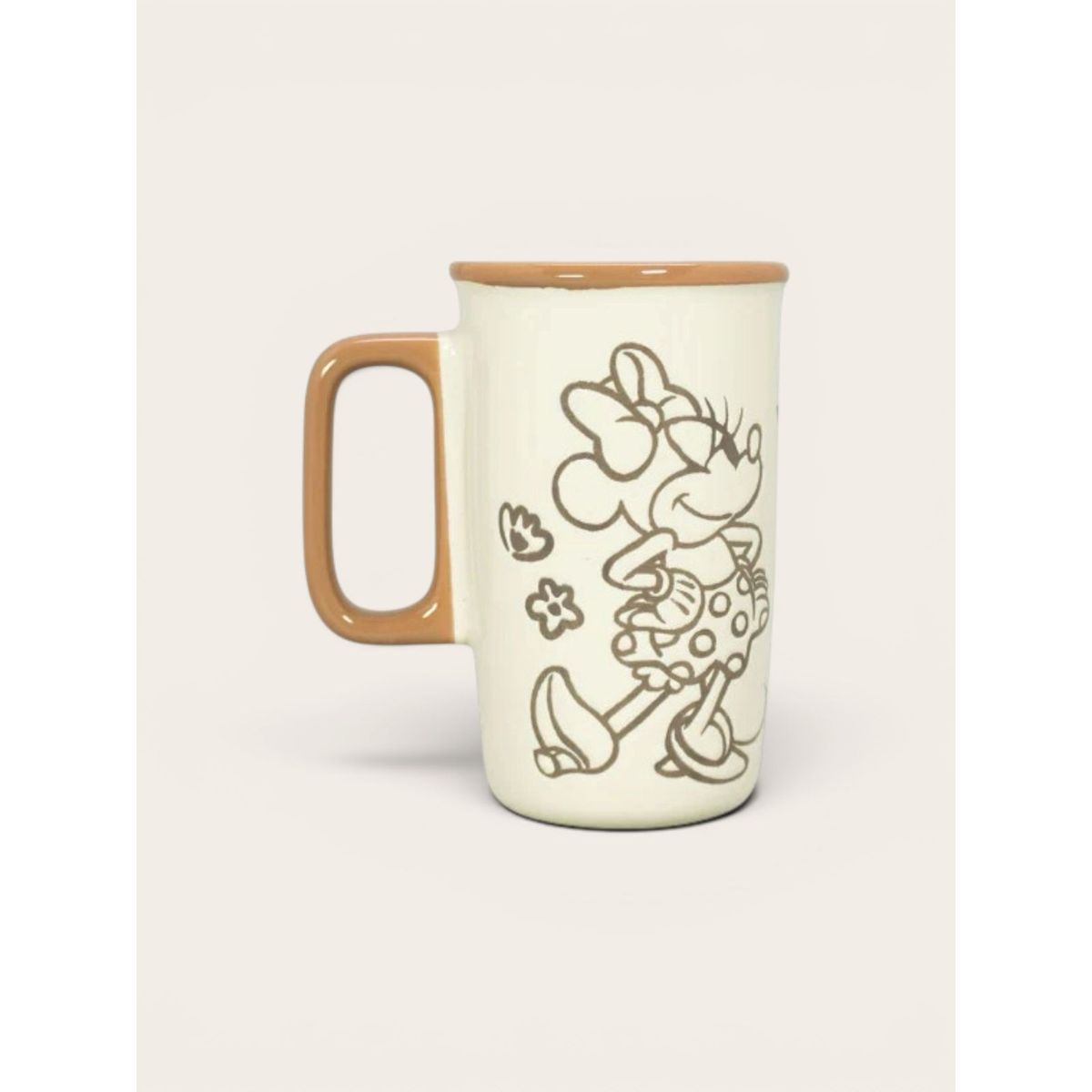 DISNEY - TAZON LATTE DE CERAMICA MINNIE MOUSE BEIGE 550 ML DISNEY
