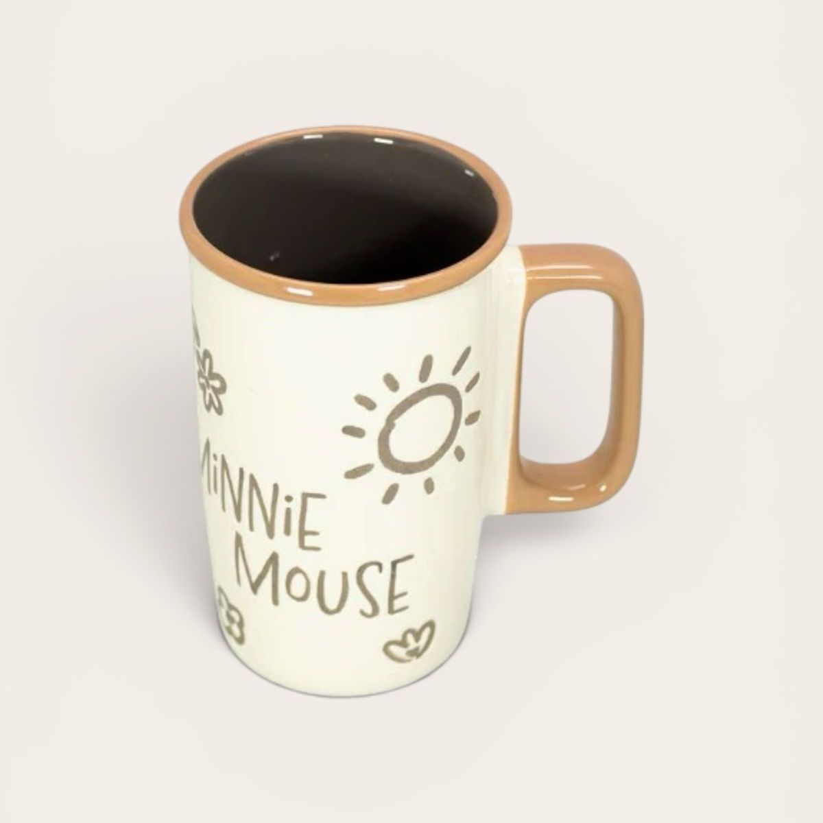DISNEY - TAZON LATTE DE CERAMICA MINNIE MOUSE BEIGE 550 ML DISNEY