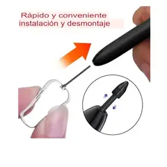 STYLUS - Puntas Para Spen Galaxy Tabs Series S 5 Puntas + Herramienta De Cambio Blancas