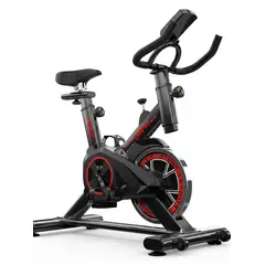 GENERICO - Bicicleta Spinning Pro Sport 6 kg Resistencia Ajustable con Medidor Cardiaco