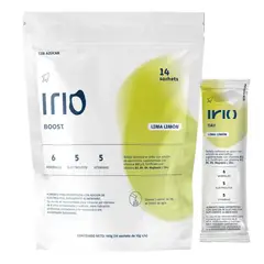 GENERICO - Electrolitos Bebida Hidratante Irio 14 Sachets Sin Azucar - Boost Sabor Limon
