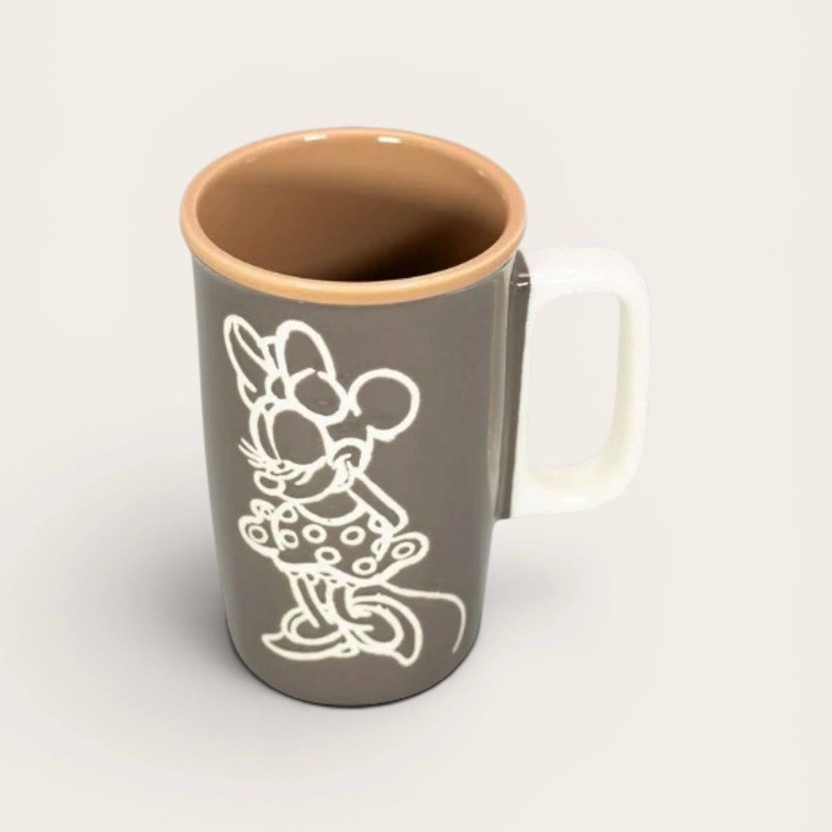 DISNEY - TAZON LATTE DE CERAMICA MINNIE MICKEY BROWN 550 ML DISNEY