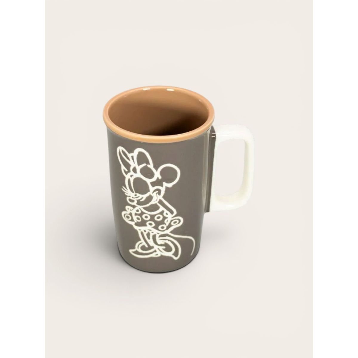 DISNEY - TAZON LATTE DE CERAMICA MINNIE MICKEY BROWN 550 ML DISNEY