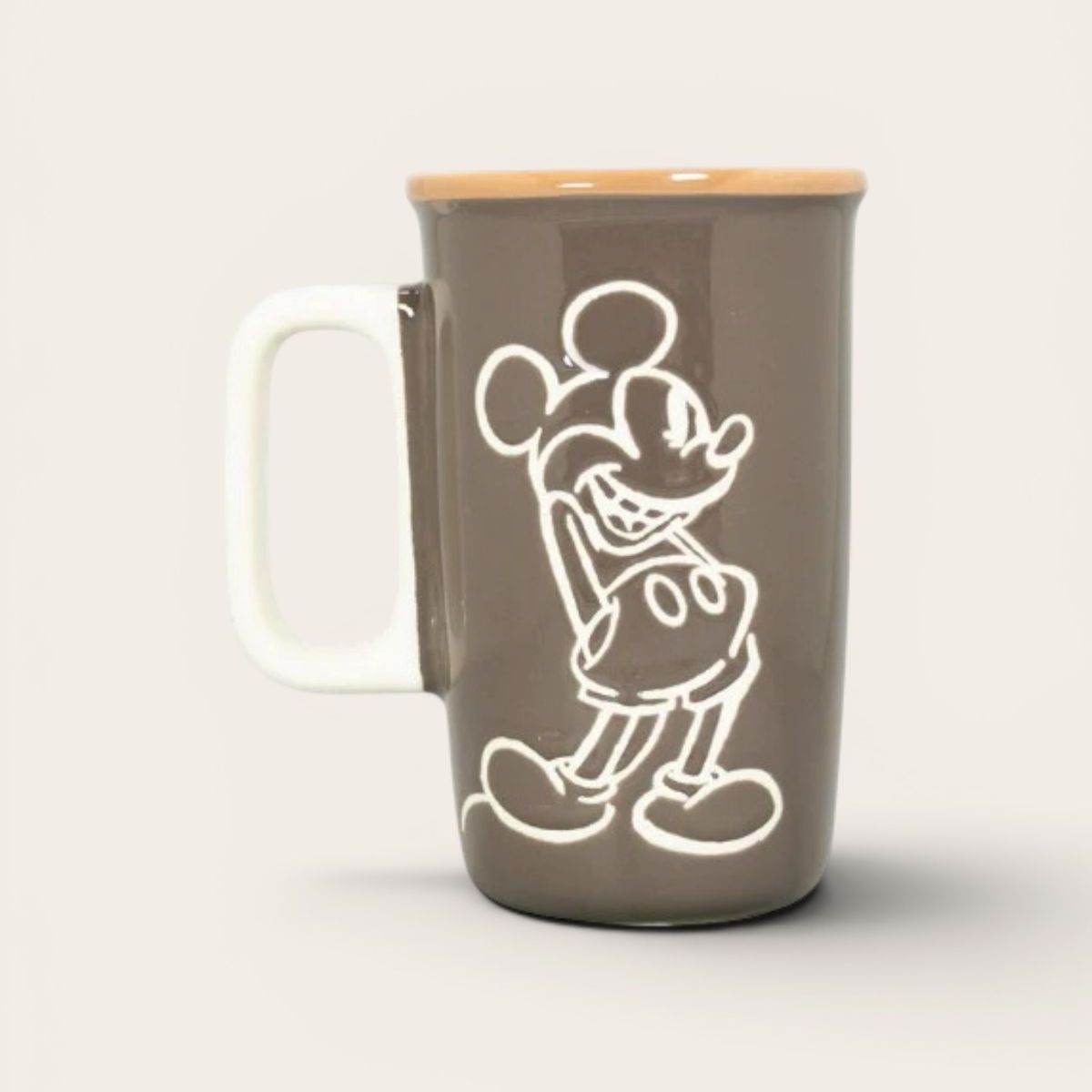 DISNEY - TAZON LATTE DE CERAMICA MINNIE MICKEY BROWN 550 ML DISNEY