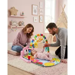 GENERICO - Gimnasio Musical Multiusos Para Bebe De Alfombra Suave Rosado