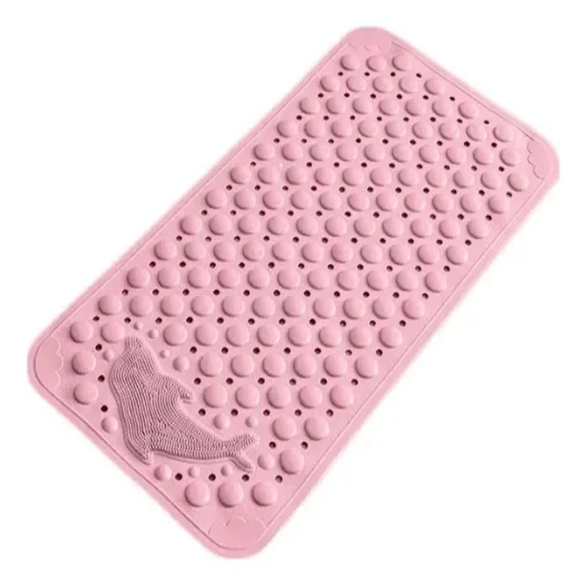 GENERICO - Piso De Goma Antideslizante Alfombra De Baño Rosado