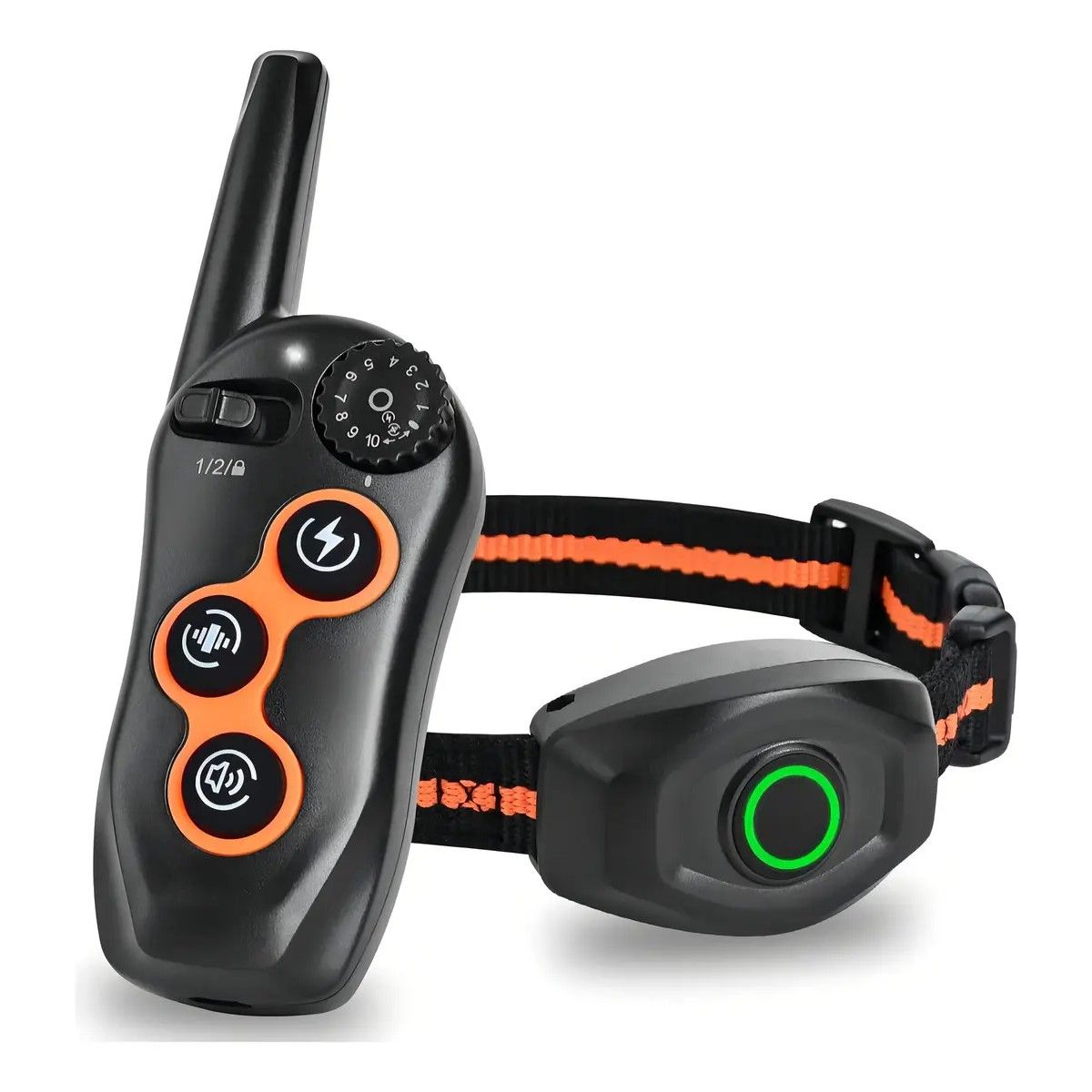 GENERICO - Collar de Entrenamiento para Perros Resistente al Agua Negro BELUG