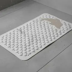 GENERICO - Piso De Goma Antideslizante Alfombra De Baño Beige