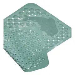 GENERICO - Piso De Goma Antideslizante Alfombra De Baño Turquesa